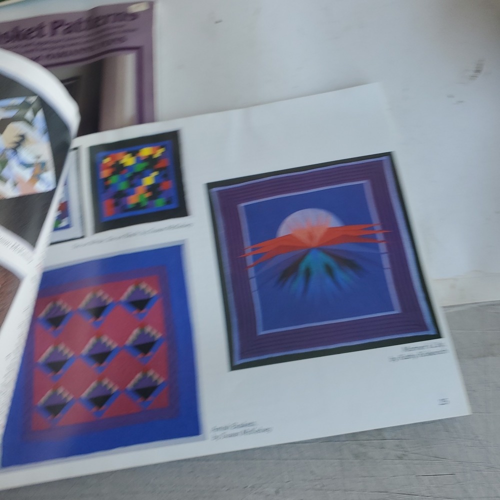 Lot of 8 Mixed Paperback Quilting Books Various Authors Quilt Pattern Distressed - Picture 9 of 16